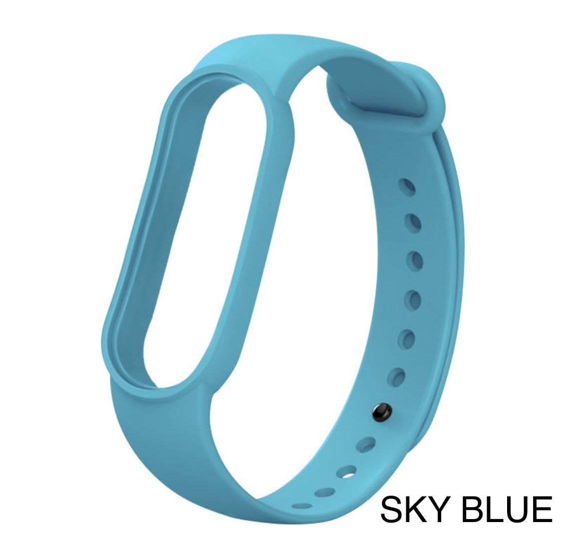 Replacement Strap For Xiaomi Mi Band 5/6, Silicone SKY BLUE