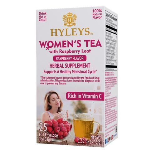 Women's Tea With Raspberry Leaf Supports A Healthy Cycle