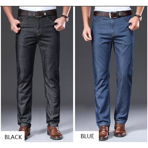Men's Jeans: Black & Blue - 2pieces