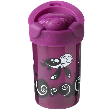 No Knock Cup With Removable Lid - Purple