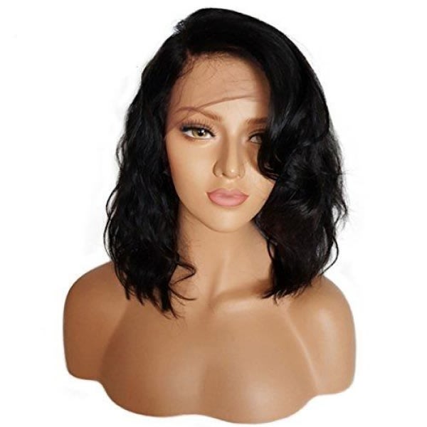 Lace Front Bob Wig - 14" - 100% Human Hair