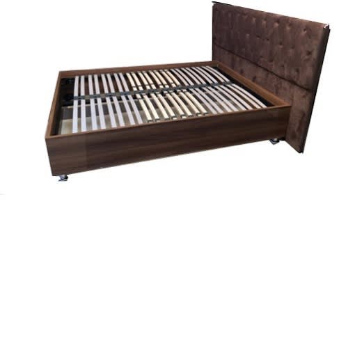 Florence Queen Size Bed With Upholstered Head Board