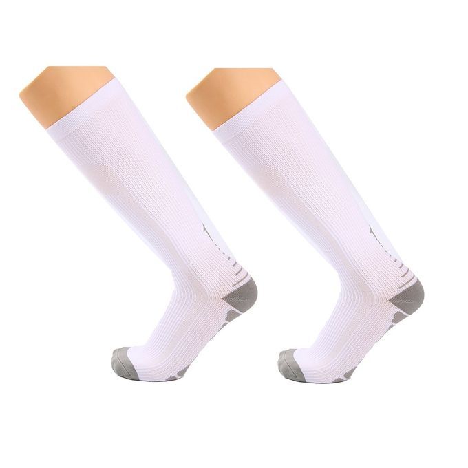 Ompression So Ks Sports Running Women Marathons Over Knee Sto Kings-white-S/M