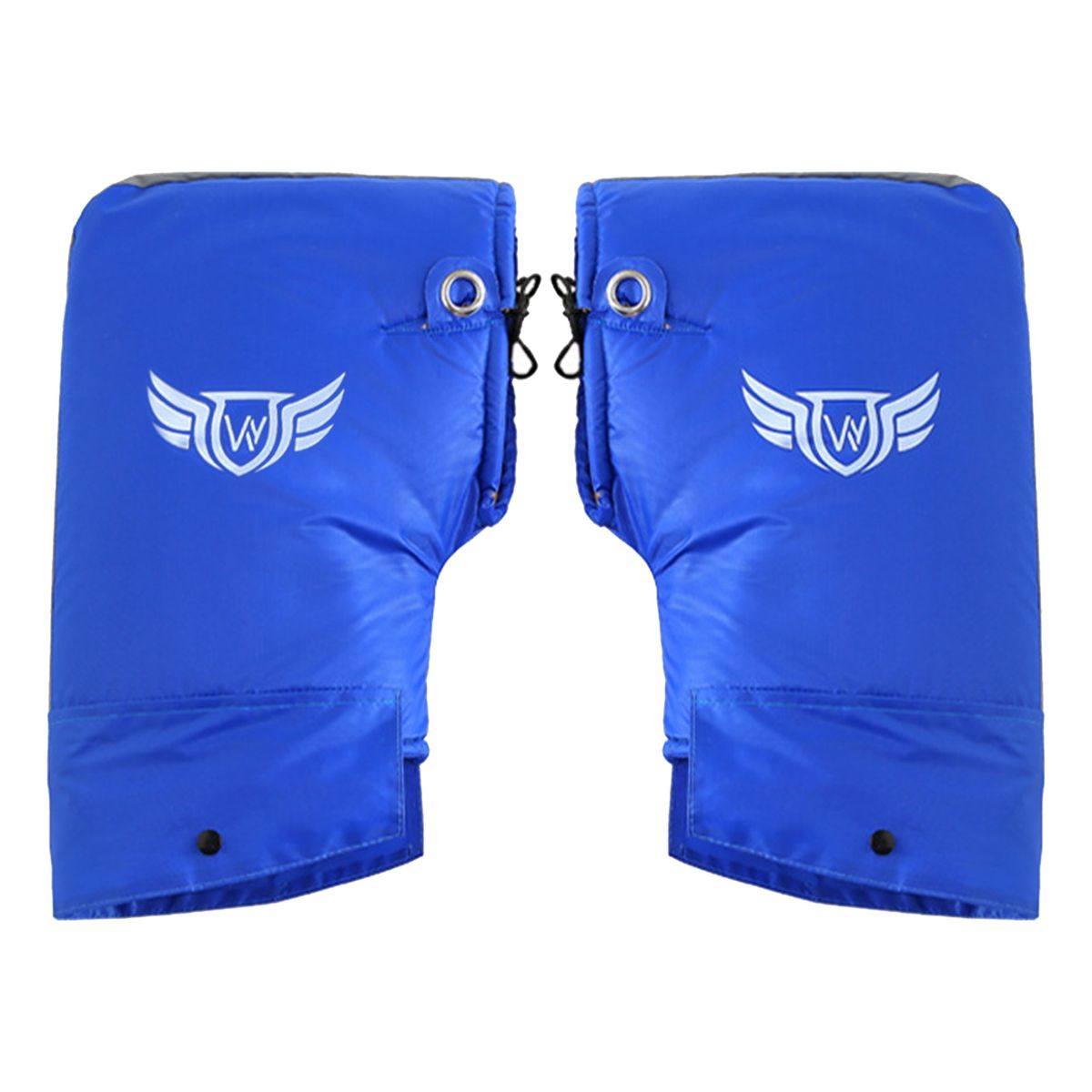 1Pair Winter Warm Handlebar Muff Waterproof Protective-Blue