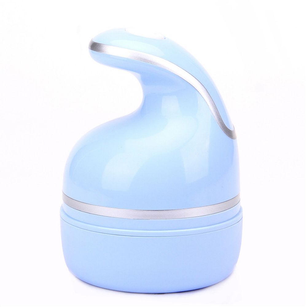 Electric Cat Head Massager Dog Pet Massage Machine Vibrating Scalp Charging Kneading Health Care Cat Comb Grooming Supplies-Blue