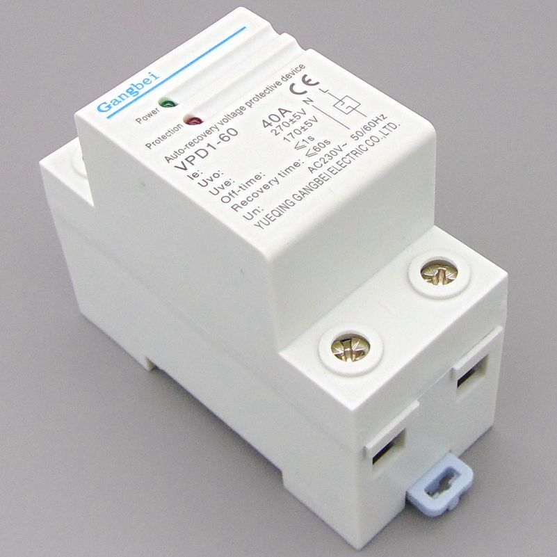 Automatic 230V Recovery Reconnect Over Din Rail VPD1-60