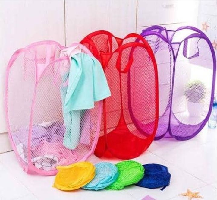 Foldable Mesh Laundry Storage Organizer