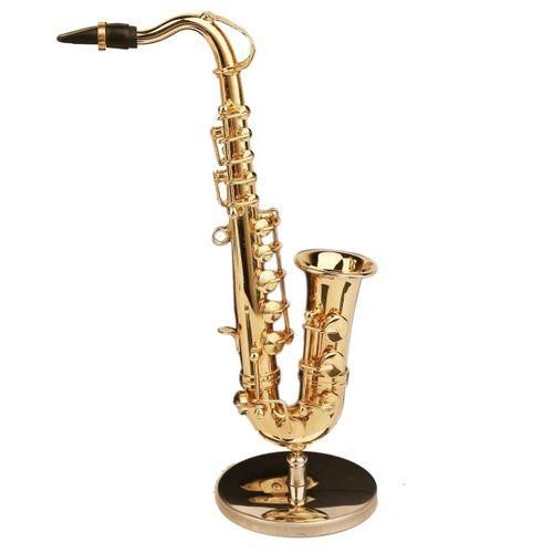 Copper Miniature Tenor Saxophone With Stand And Case Mini