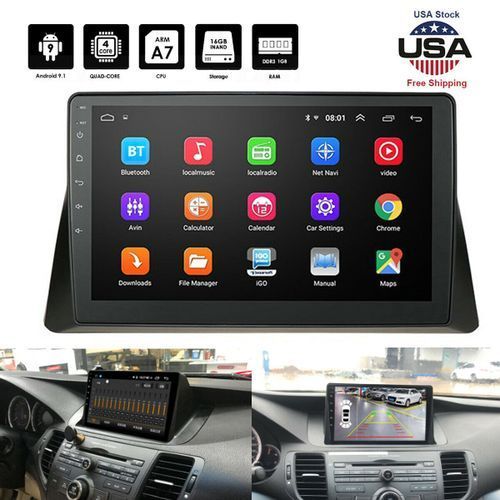 Honda Accord 2008-2013 Car Android Stereo GPS Navigation System+reverse Camera