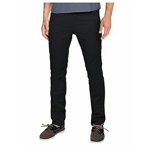 Men Pencil Jean Trouser - Black