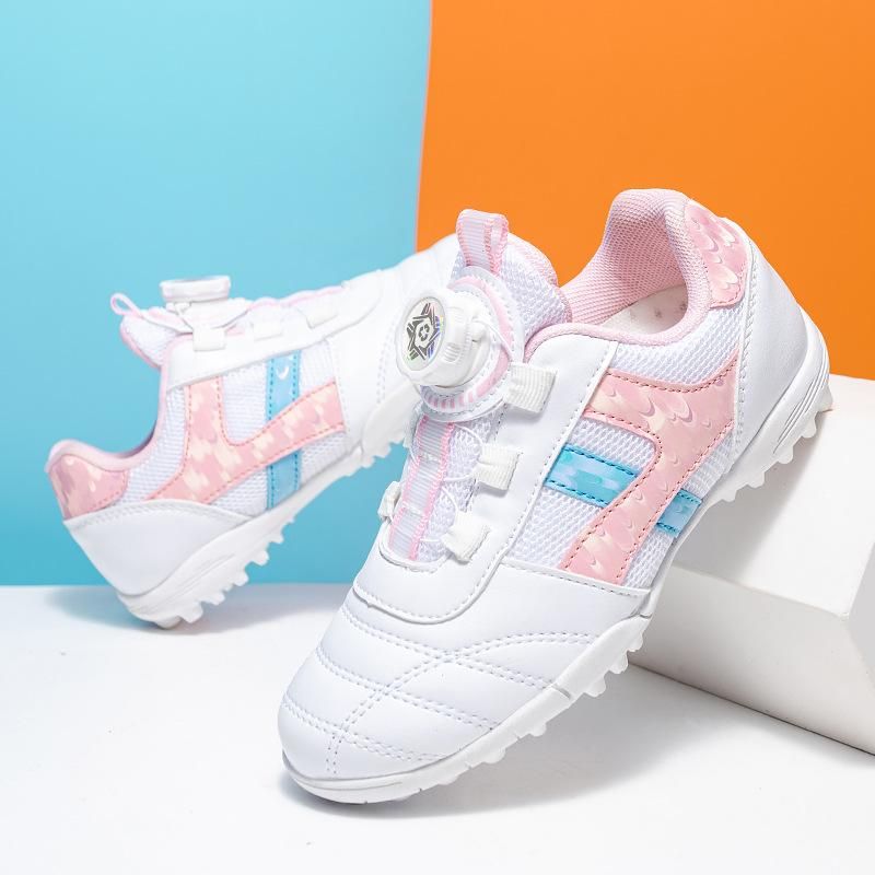 Soccer Shoes Children's Breathable Training Soccer Shoes Pink