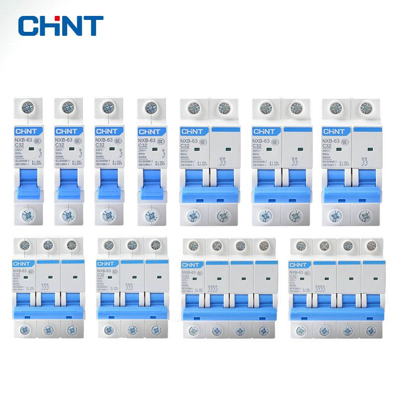 CHINT Mini Circuit Breaker NXB-63 DZ47 1p 2p 3p 4p 1A - 63A