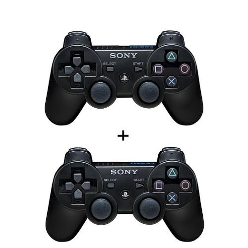 PS3 DUAL SHOCK 3 WIRELESS GAME PAD - Black And Black