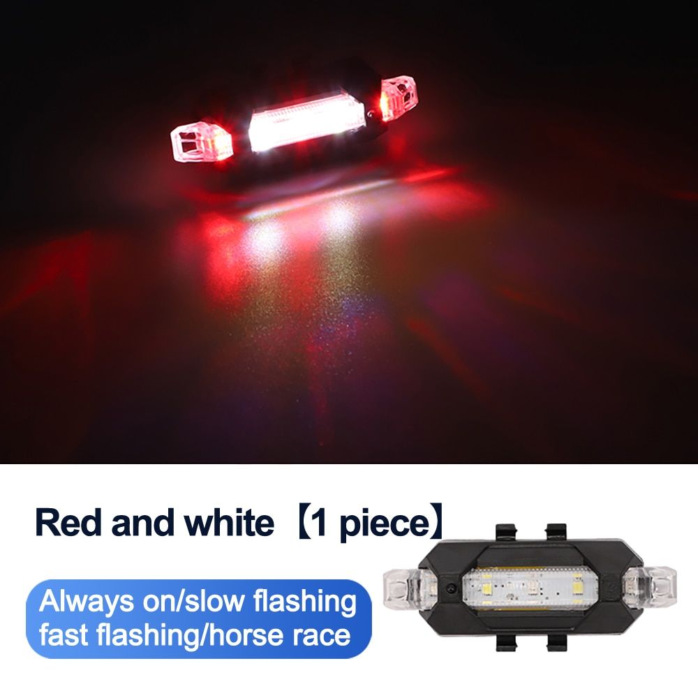 Mini Wireless Red Blue Strobe Light For Motorcycle Bicycle Scooter LED Flash Warning Lamp Drone