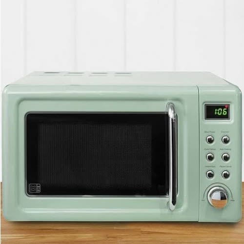 Retro Dunelm 20L Capacity Digital Microwave - 800W