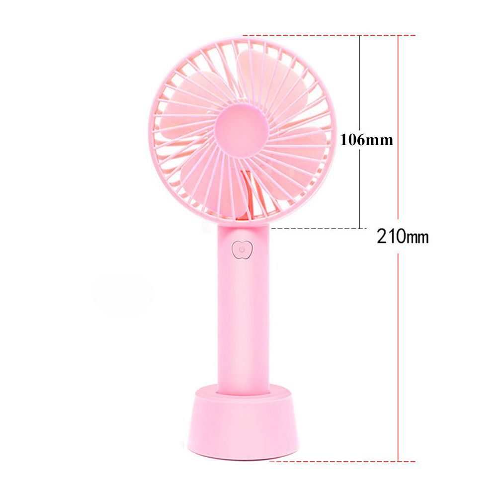 Desktop Cooling Rechargeable Small USB Portable With USB 2000MA/3550mAh Fan Function 3-Speed Handheld Fan Holder Mini Fans
