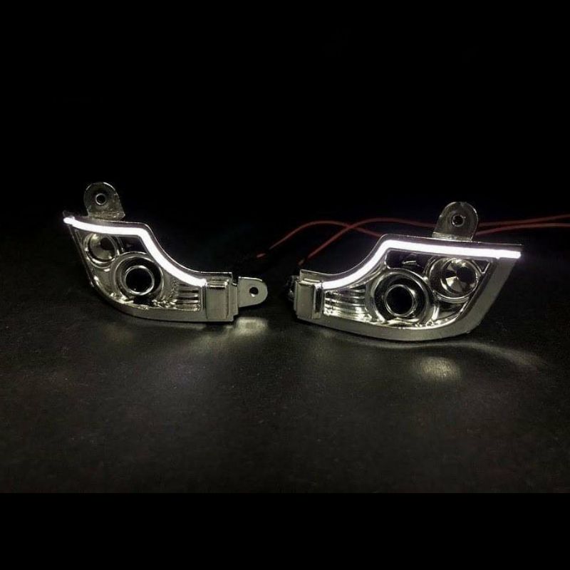 Front Daytime Driving Lights Lamp For 1/14 TAMIYA Truck Tractor Benz 56335