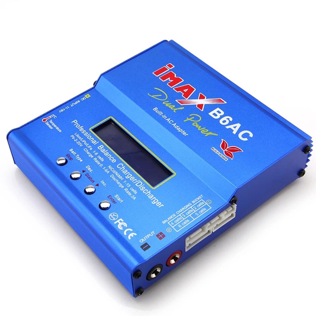 iMAX B6 AC Lipo Battery Charger 80W Balance Charger Digital LCD Screen Li-ion LiFe NiMH NiCD PB Lipo Battery Charger