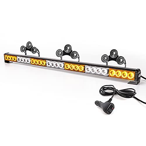SMALLFATW Emergency Strobe Light Bar 32 28 LED 13 Flashing M