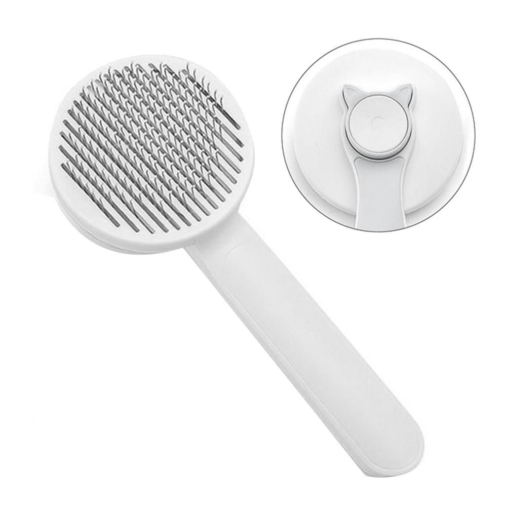 Pet Cat Brush Cat Comb Cats Self Cleaning Slicker Brush