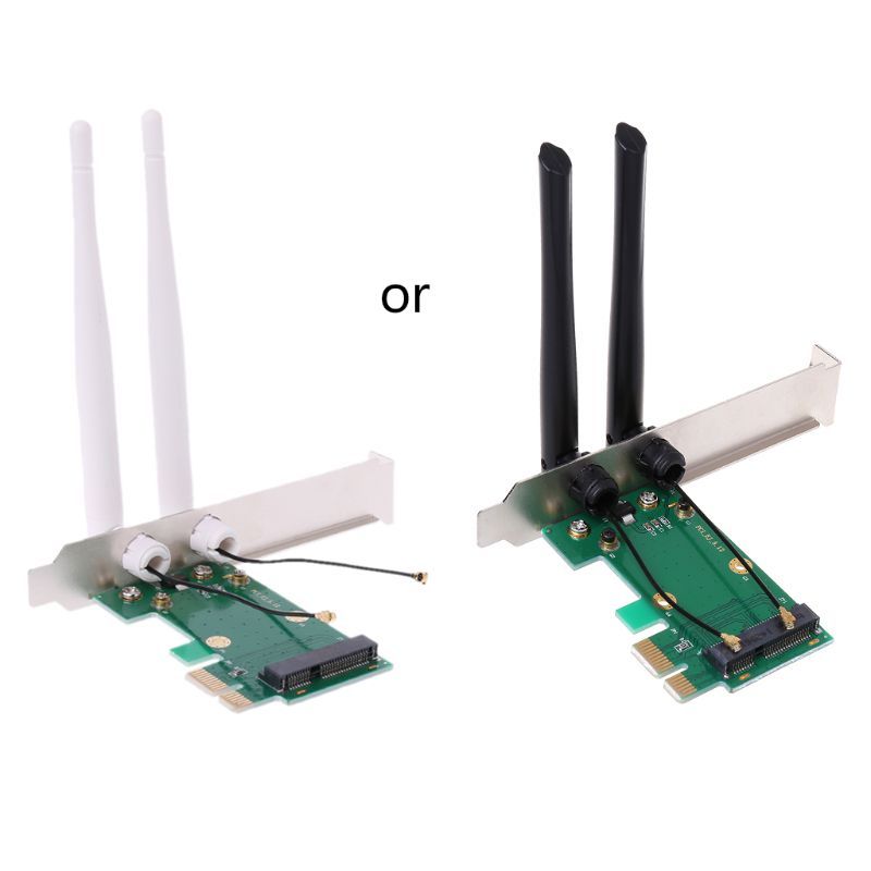 Wireless Network Card WiFi Mini PCI-E Express To PCI-E