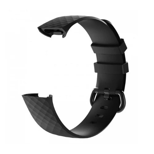 Strap For Fitbit Charge 4 Fitness Tracker - Large - Black