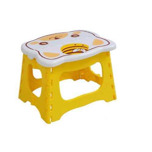 Children&rsquo;s Character Foldable Portable Chair - Yellow