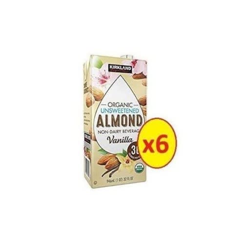 Organic Unsweetened Almond Milk Vanilla - 946ml - Pack Of 6