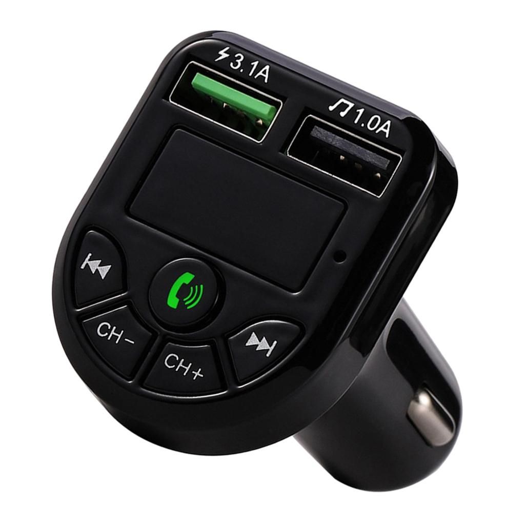 Car Bluetooth MP3 FM Wireless Transmitter Dual USB LCD Charger Kit