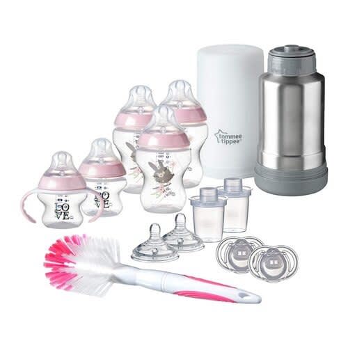 Closer To Nature Newborn Baby Feeding Starter Set - Pink