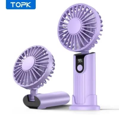 TOPK K38 Handheld Multifunctional Fan - Purple