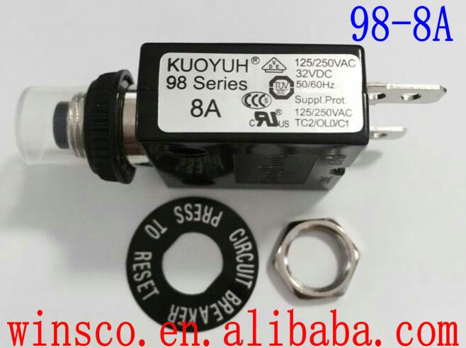 CIRCUIT NEW 98 Cap 100% Waterproof 98-8A BREAKER KUOYUH