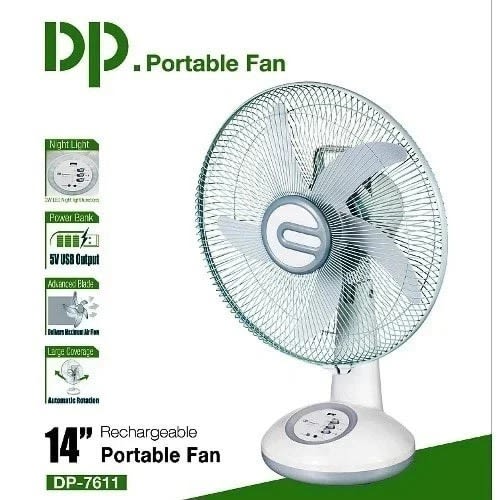 Affordable Rechargeable Portable Desk Led Fan - 12v Dc