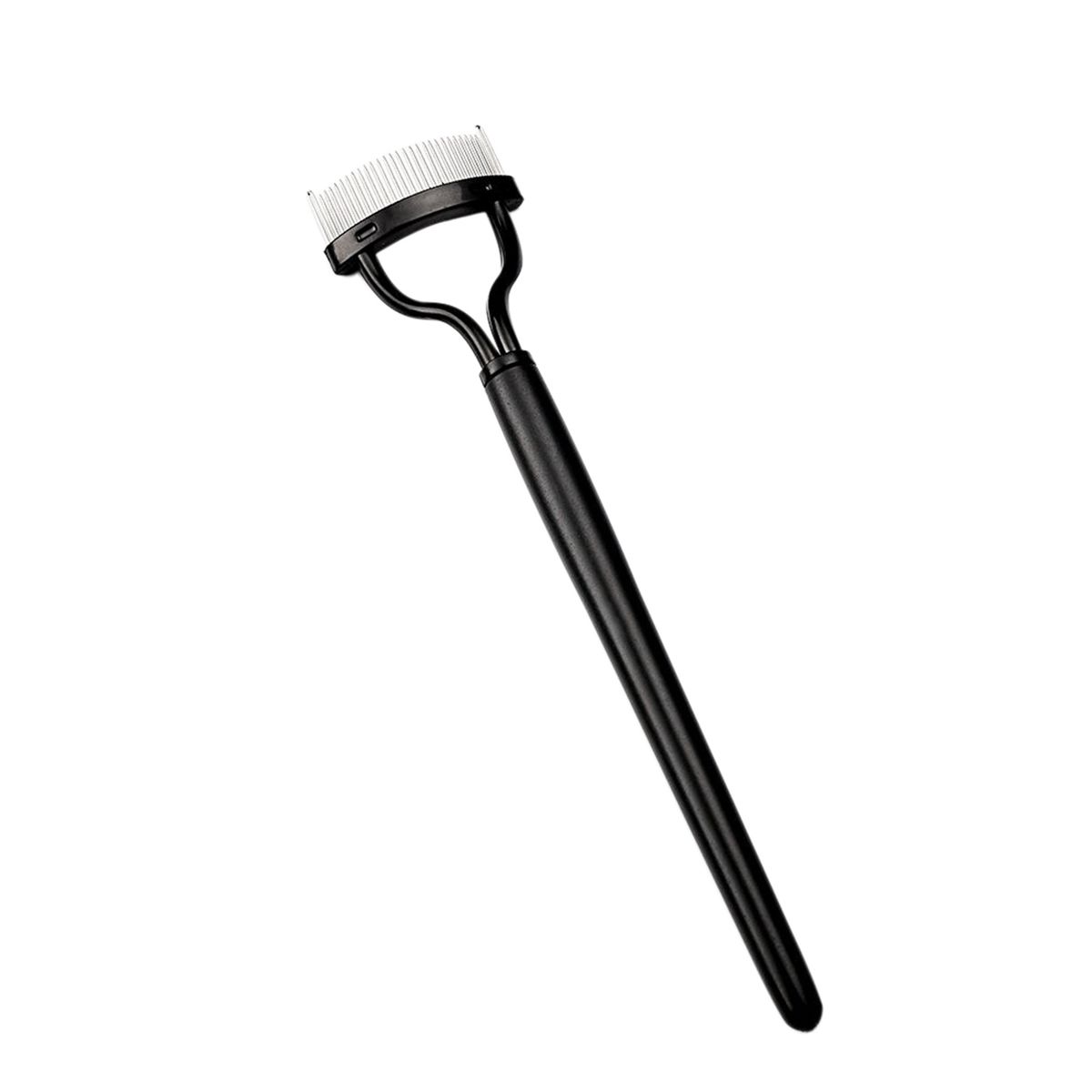 Eyelash Comb Brush Curler Mascara Applicator Stainless Steel