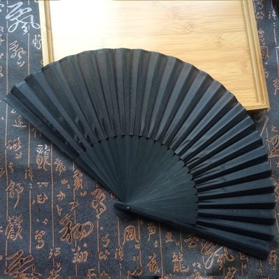 Arrivals Black Chinese Vintage 1PC New Fans Party Hand Folding Dance Wedding Fan Style Favor