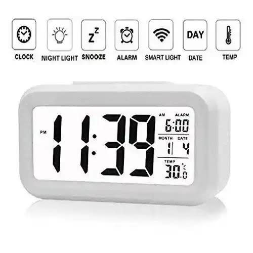 Digital Alarm Clock With Led Display