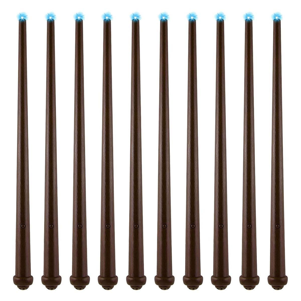 10 Pcs Wands Illuminating Wizard Wands Sound Toy Wands for Cosplay Masquerade Party Costume Accessory