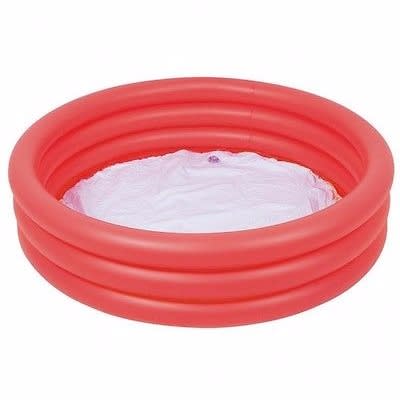 Splash & Play Inflatable 3-ring Pool - Red