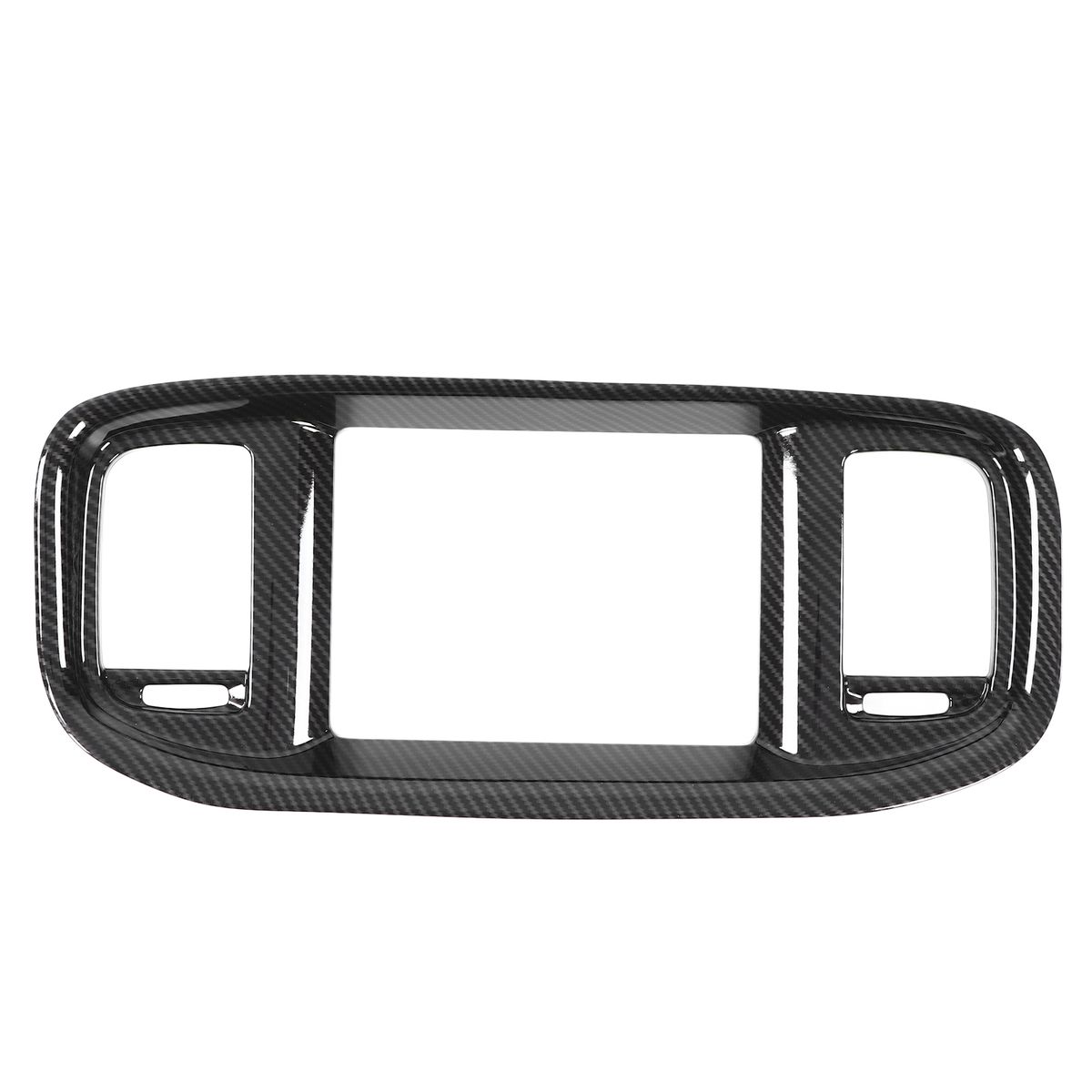Carbon Fiber Style DVD Navigation Screen Frame Cover Trim