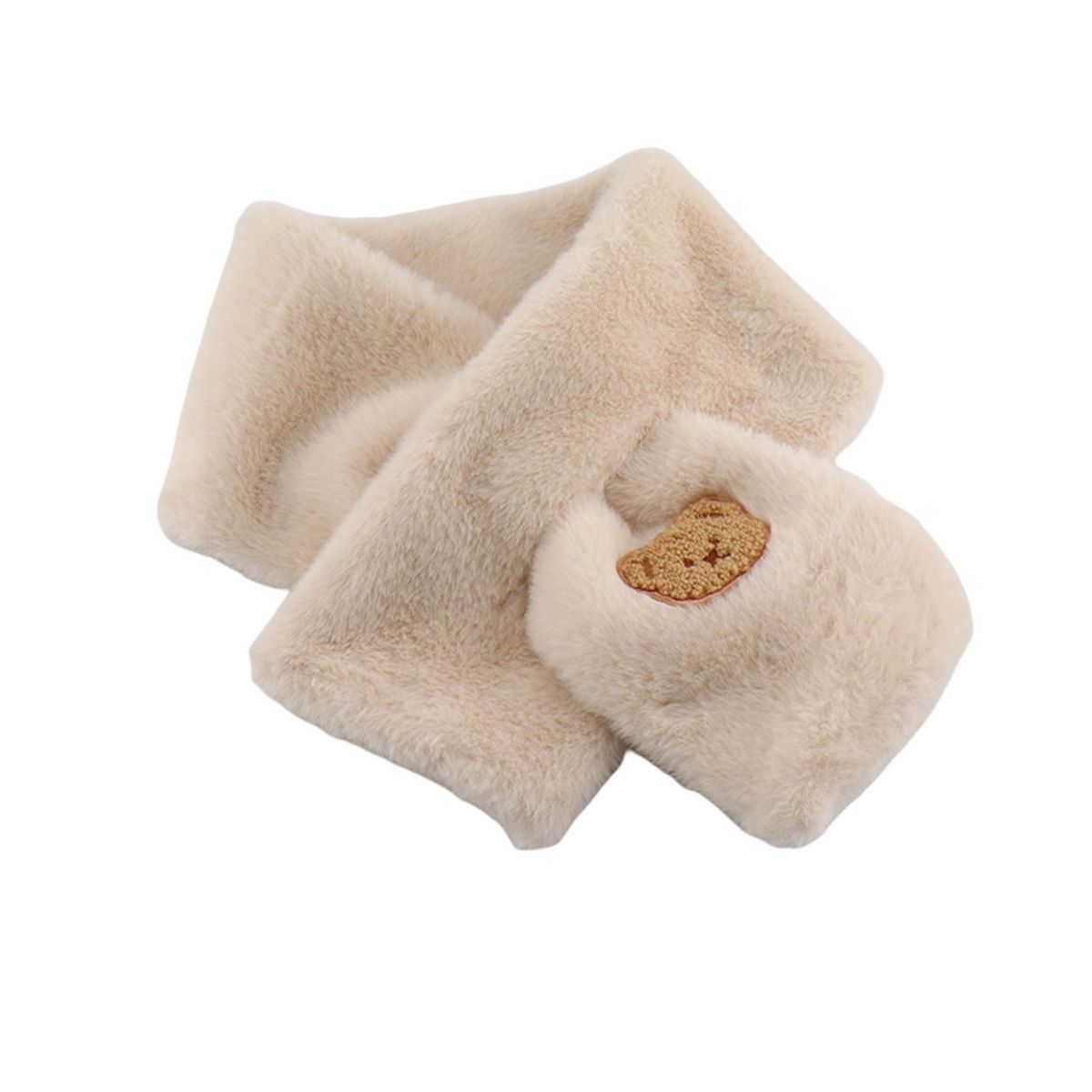 Collar Scarf Female Winter Warm Bear Cross Scarf