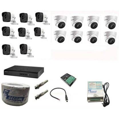 16 Pieces 5 MP Cctv Dvr Surveillance Camera System