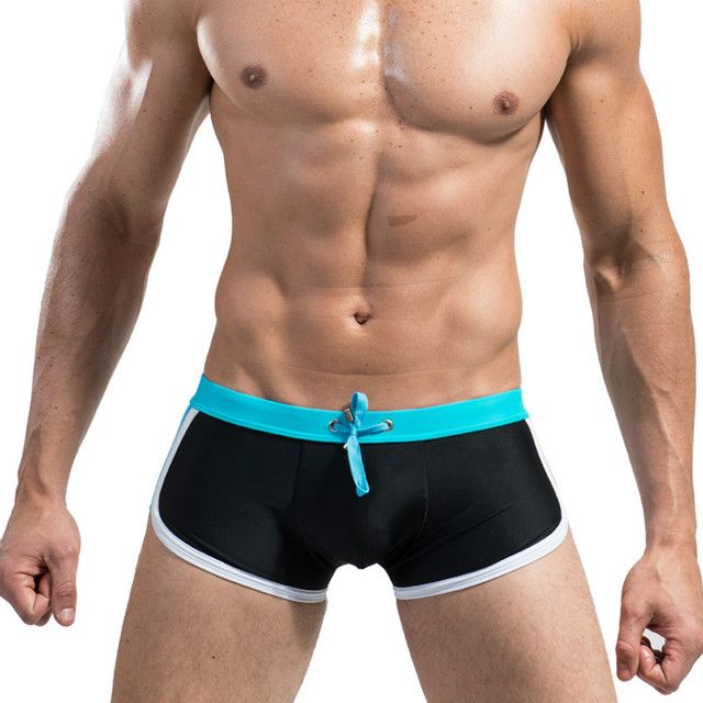 Desmiit Swimming Trunks Sexy Swimwear Men Swimsuit