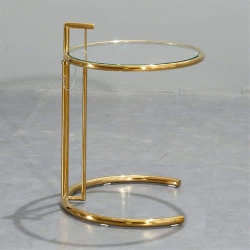 Round Glass Side Table