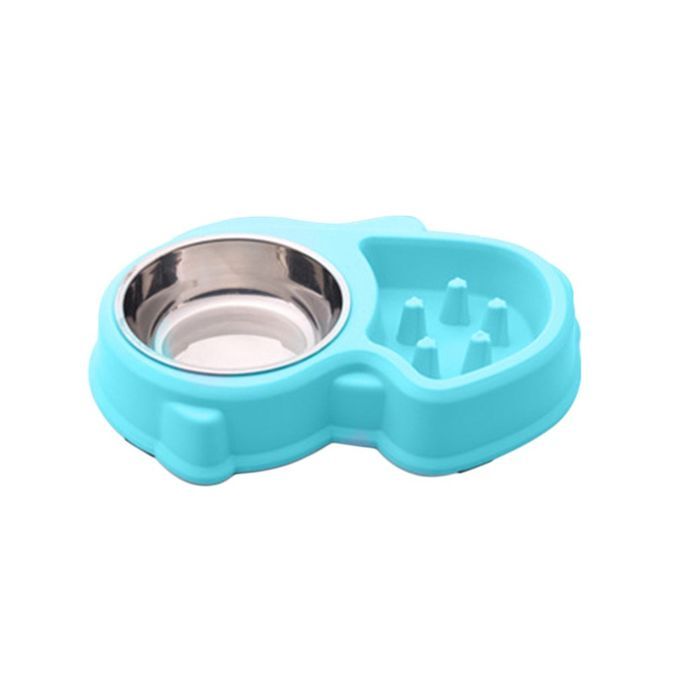 Pets Dogs Eating Feeder Bowl Anti Choking Food Bowls
