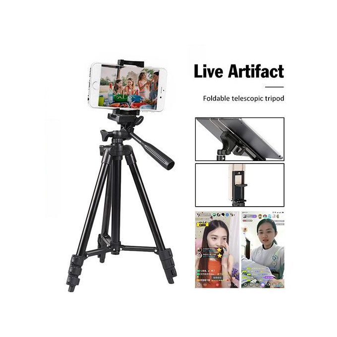 Suitable For Mobile Phone/camera/ring Light/metal Tripod