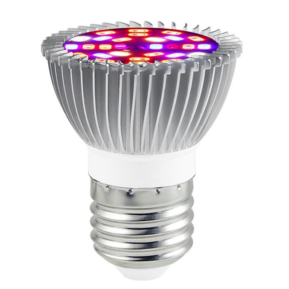 Plant Grow Light Full Spectrum Light Bulb Plant Growth LED Lamp Silver