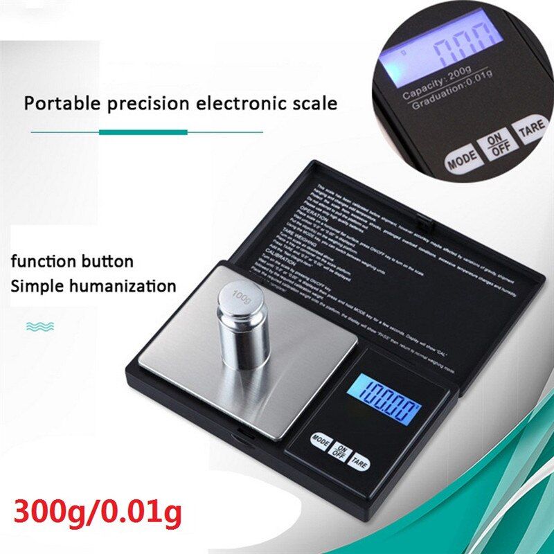 0.01g Household Precise Digital Kitchen Scale Pocket Scale