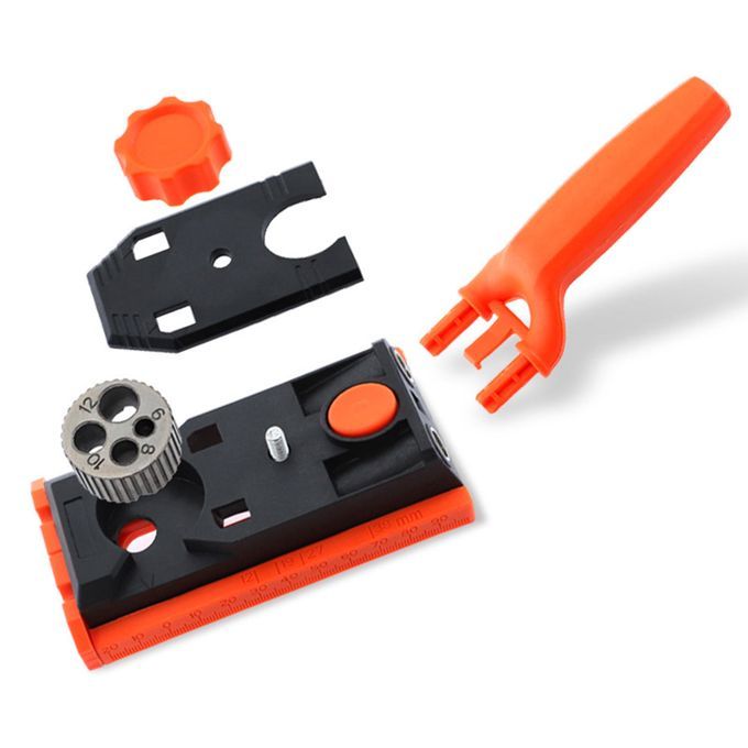 2 In 1 Pocket Hole Jig Kit Woodworking Drill Guide  Drilling