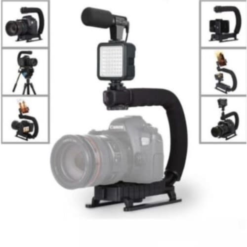 U Shape Vlogging Kit Bracket Stabilizer For Phones & Camera