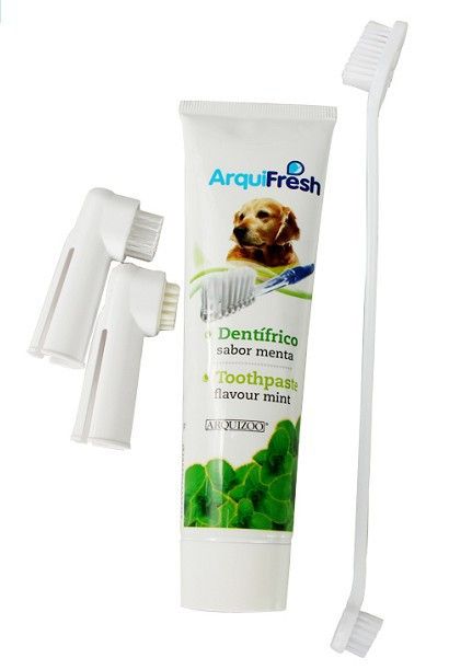 4 In1 Dental Care Enzymatic Toothpaste Brush Set For Dogs